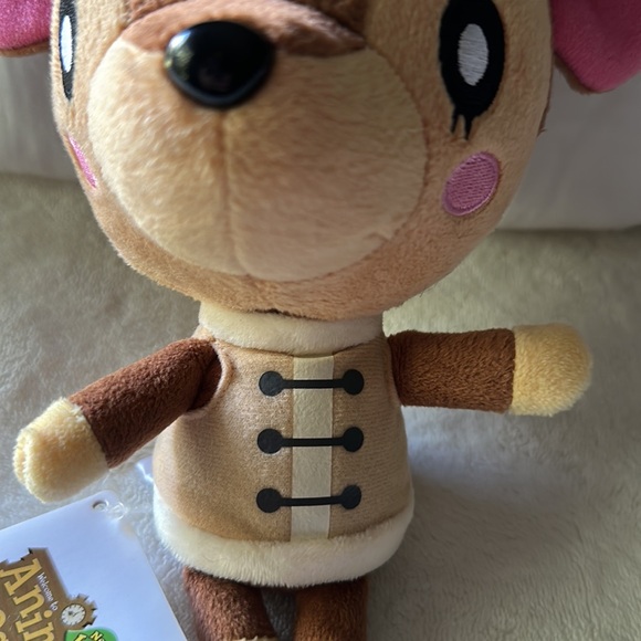 Animal Crossing Fauna plushie stuffed animal brand new with tags, clean, 8” cute - Picture 10 of 13